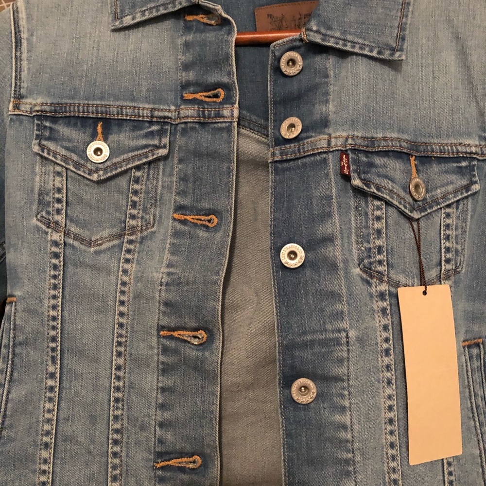 NWT denim levis petite jacket - Picture 5 of 7